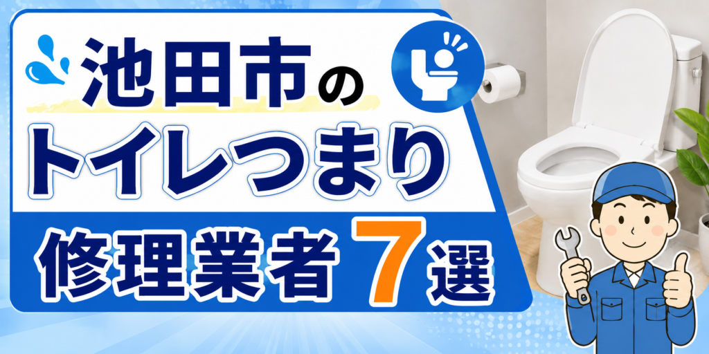 池田市のトイレつまり修理業者７選